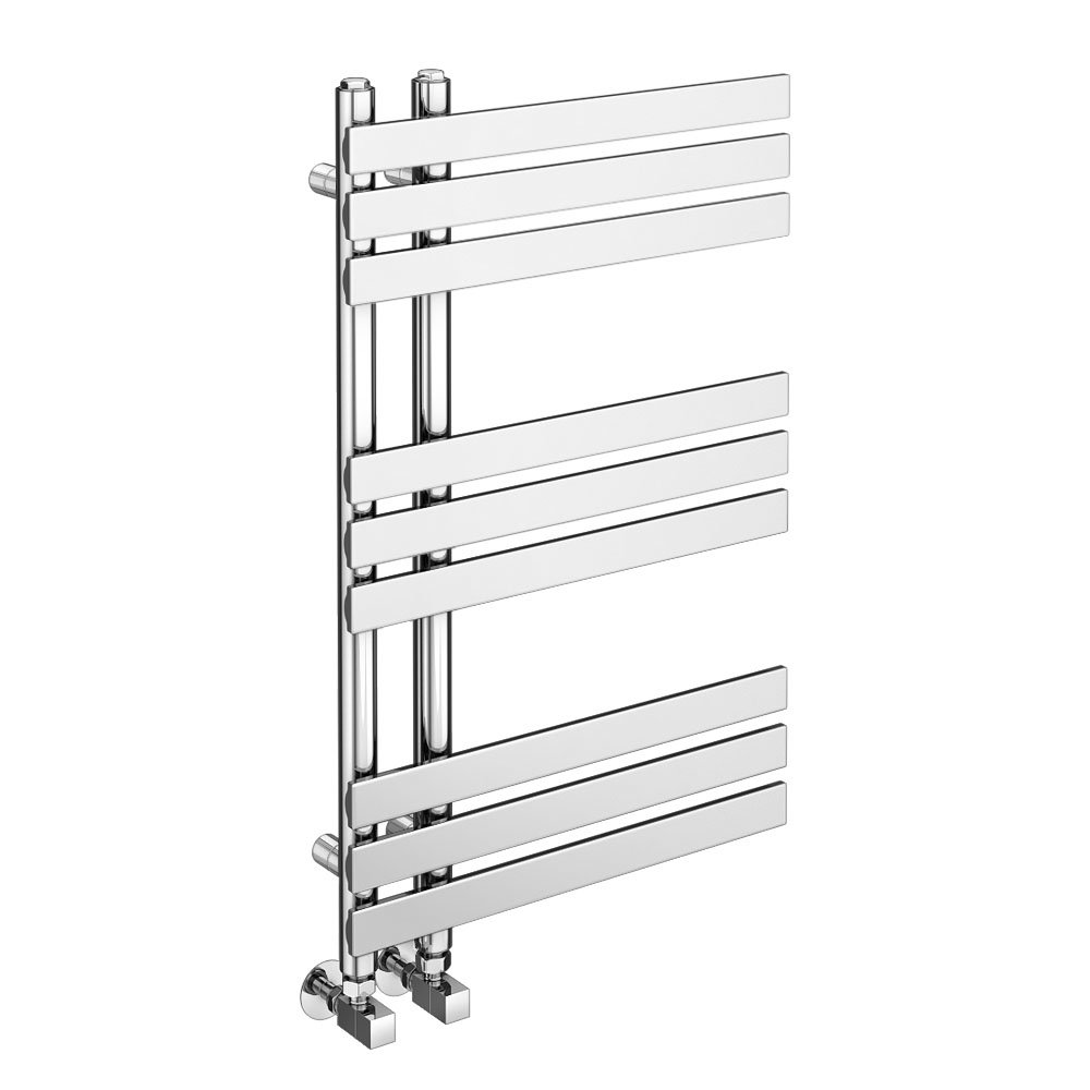 Arezzo Chrome 800 X 500mm 9 Bars Designer Heated Towel Rail 4 Arezzo Chrome 800 X 500mm 9 Bars Designer Heated Towel Rail - Image 2
