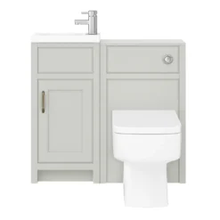 Chatsworth Traditional Cloakroom Vanity Unit Suite - Grey 15 Chatsworth Traditional Cloakroom Vanity Unit Suite - Grey -Victorian Plumbing Shop c900grynd1