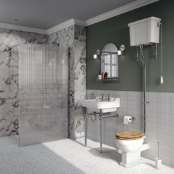 Carlton Traditional High Level Toilet With Soft Close Seat -Victorian Plumbing Shop carhl ok d6