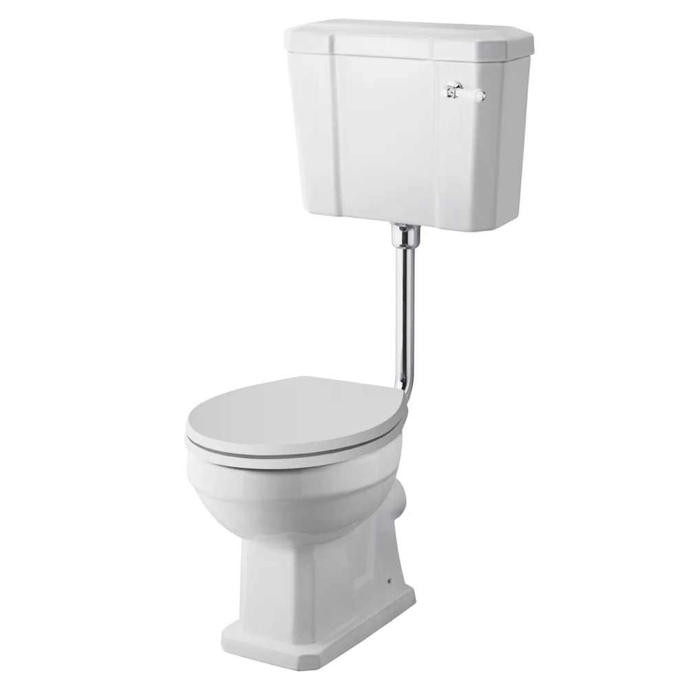 Carlton Traditional Low Level Toilet With Soft Close Seat 4 Carlton Traditional Low Level Toilet With Soft Close Seat - Image 2