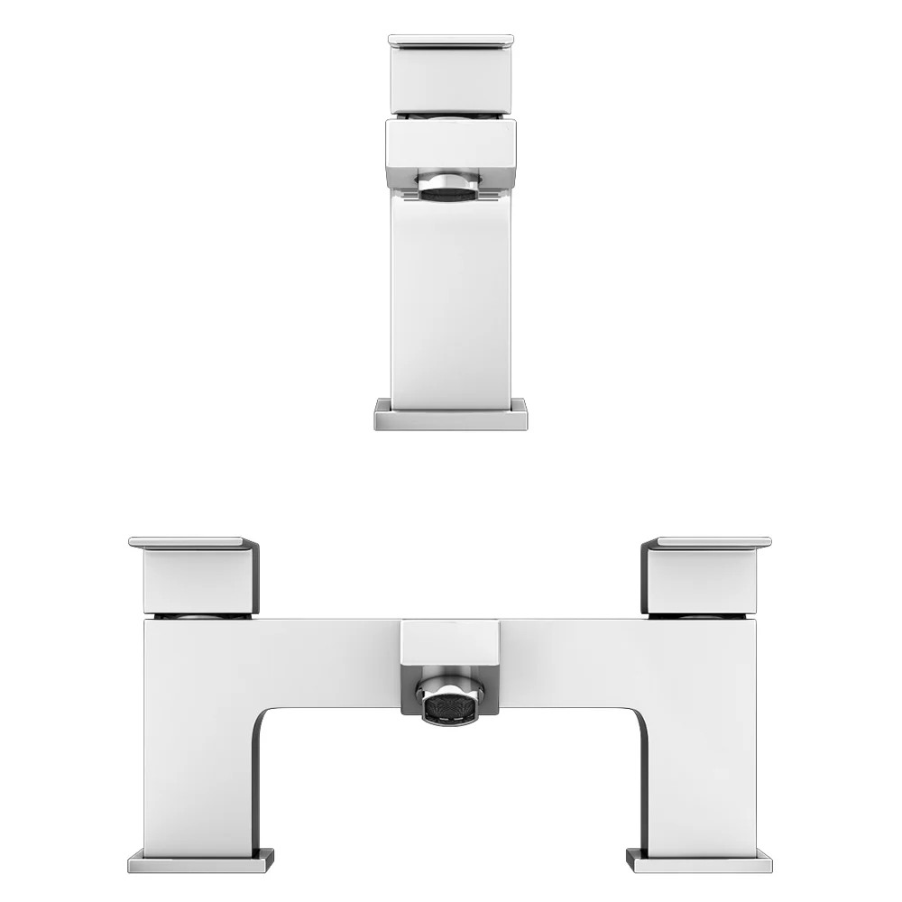 Cast Modern Bathroom Tap Package (Bath + Basin Tap) 4 Cast Modern Bathroom Tap Package (Bath + Basin Tap) - Image 2