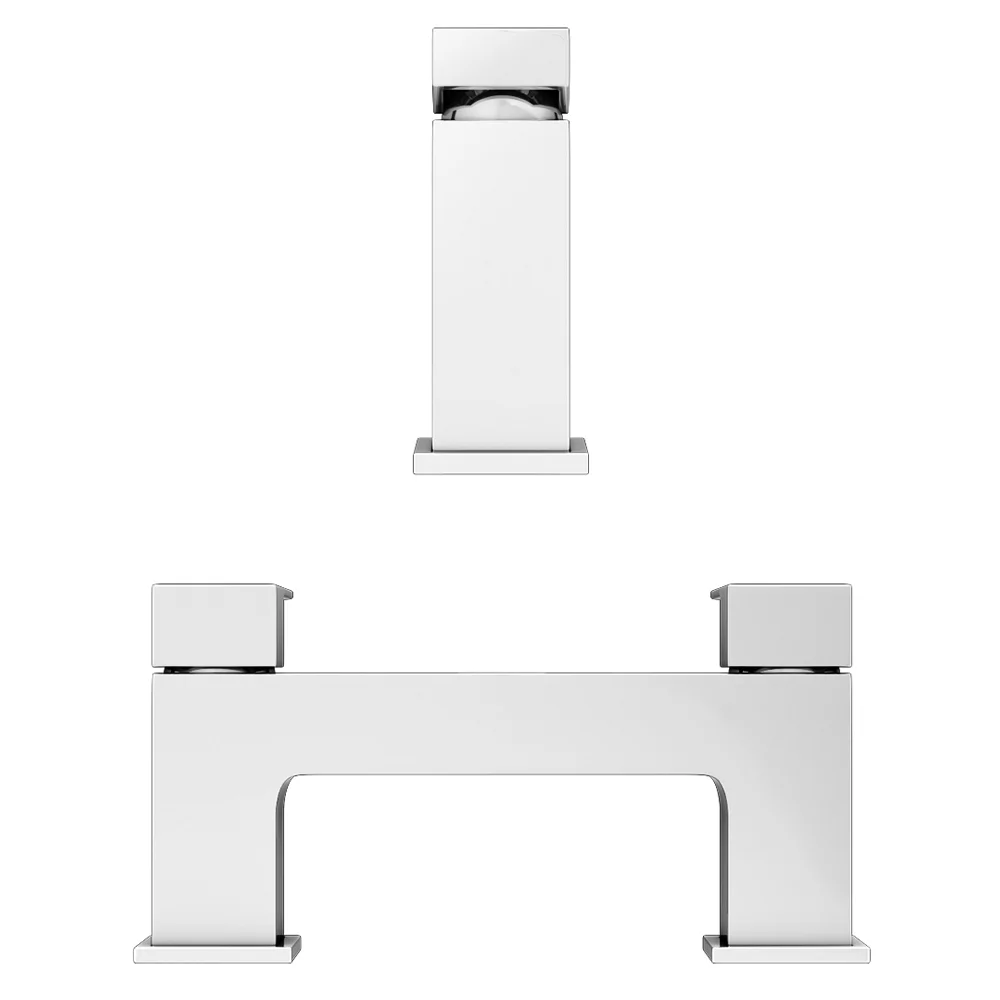 Cast Modern Bathroom Tap Package (Bath + Basin Tap) 5 Cast Modern Bathroom Tap Package (Bath + Basin Tap) - Image 3