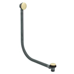 Arezzo Brushed Brass Easy Clean Click Clack Bath Waste With Overflow 10 Arezzo Brushed Brass Easy Clean Click Clack Bath Waste With Overflow -Victorian Plumbing Shop cbw01bb lrg2