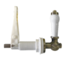 Chatsworth Ceramic Cistern Lever White & Antique Brass 1 Chatsworth Ceramic Cistern Lever White & Antique Brass -Victorian Plumbing Shop cc121ab d2