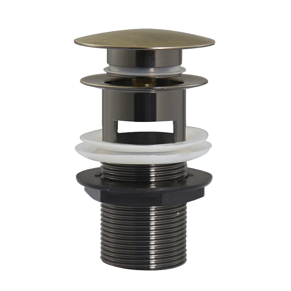 Chatsworth Antique Brass Slotted Click Clack Basin Waste 5 Chatsworth Antique Brass Slotted Click Clack Basin Waste - Image 3