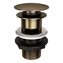 Chatsworth Antique Brass Slotted Click Clack Basin Waste