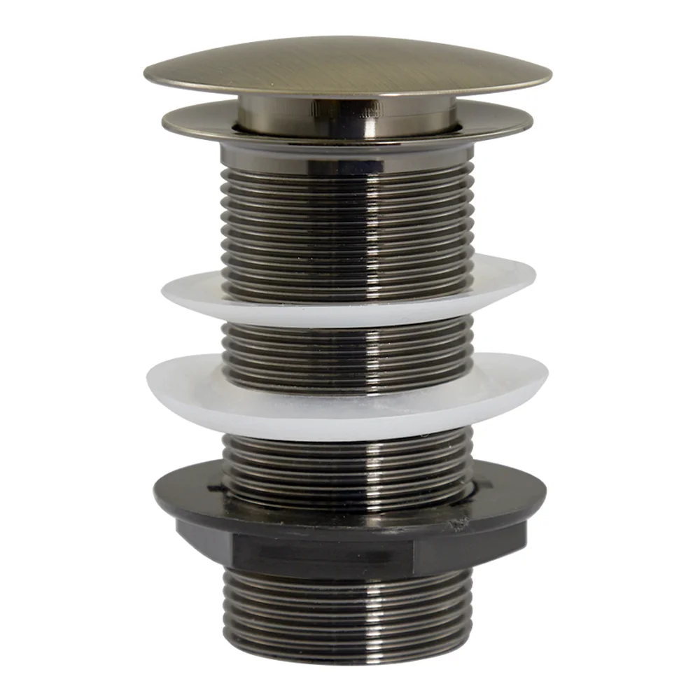 Chatsworth Antique Brass Unslotted Click Clack Basin Waste 5 Chatsworth Antique Brass Unslotted Click Clack Basin Waste - Image 3