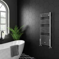 Toreno Heated Towel Rail – Chrome – 500 X 1200mm – Straight Bars -Victorian Plumbing Shop col009 l3
