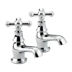 Bristan - Colonial Basin Taps - Chrome Plated