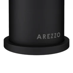 Arezzo Round Matt Black High Rise Mono Basin Mixer Tap -Victorian Plumbing Shop cru40blk d2a 1