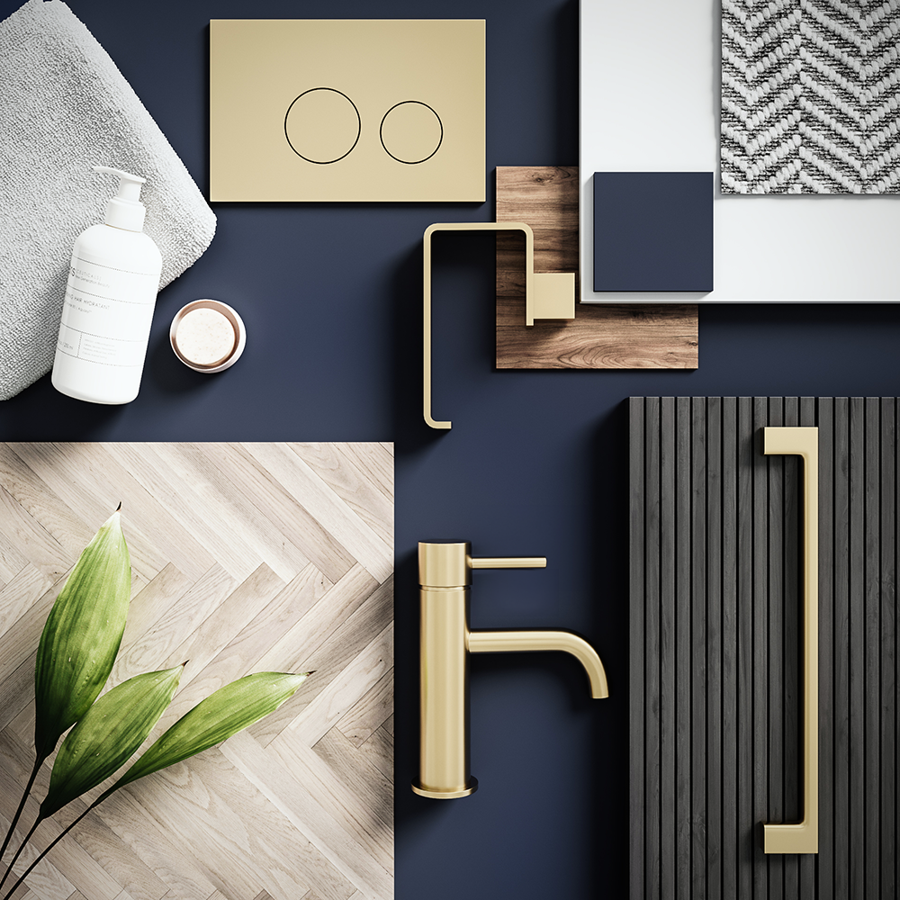 Arezzo Round Brushed Brass Basin Mono Mixer Tap 8 Arezzo Round Brushed Brass Basin Mono Mixer Tap - Image 6