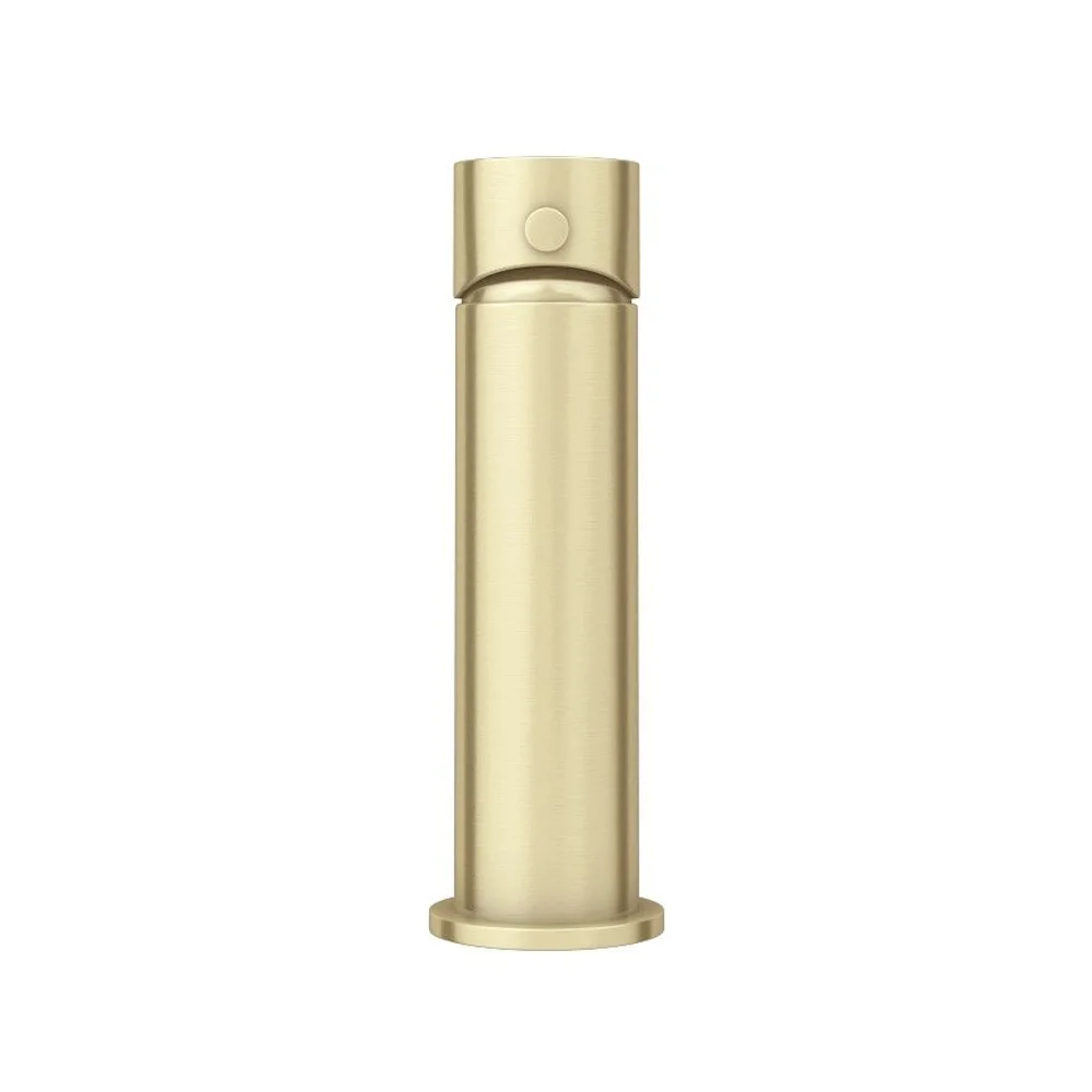 Arezzo Round Brushed Brass Basin Mono Mixer Tap 5 Arezzo Round Brushed Brass Basin Mono Mixer Tap - Image 3