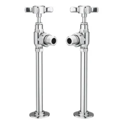 Chatsworth Savoy Traditional Radiator With Crosshead Valves -Victorian Plumbing Shop ctradarvl