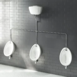 Cove Exposed Urinal Pack With 3 X 400mm Urinal Bowls + Ceramic Cistern -Victorian Plumbing Shop cvu4pak3lrg