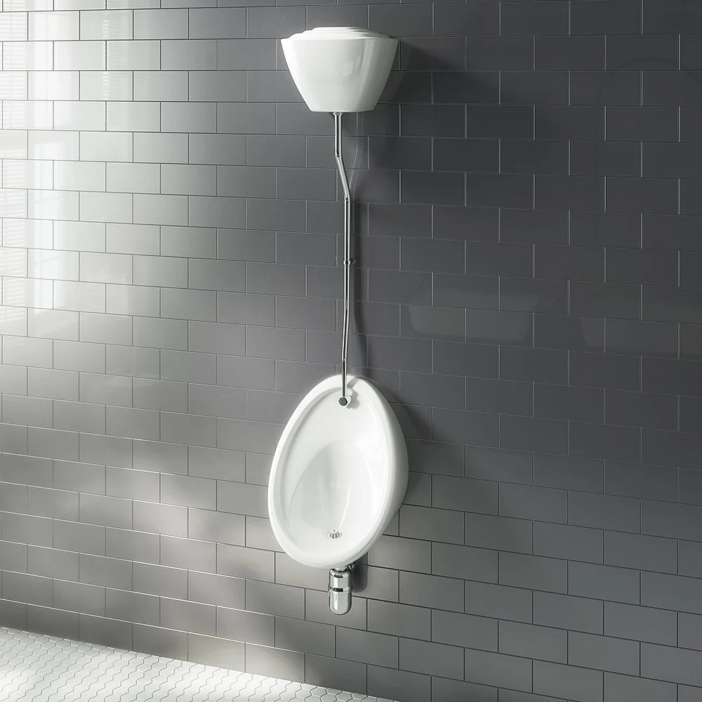 Cove Exposed Urinal Pack With 1 X 500mm Urinal Bowl + Ceramic Cistern 6 Cove Exposed Urinal Pack With 1 X 500mm Urinal Bowl + Ceramic Cistern - Image 4