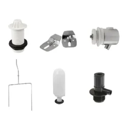 Cove Exposed Urinal Pack With 2 X 400mm Urinal Bowls + Ceramic Cistern -Victorian Plumbing Shop cvu9pak2 d3 1