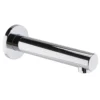 Cruze Chrome Round Wall Mounted Straight Bath Spout -Victorian Plumbing Shop czchspl