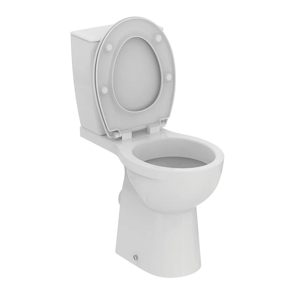 Ideal Standard Eurovit+ Comfort Height Close Coupled Toilet With Soft Close Seat 13 Ideal Standard Eurovit+ Comfort Height Close Coupled Toilet With Soft Close Seat - Image 11