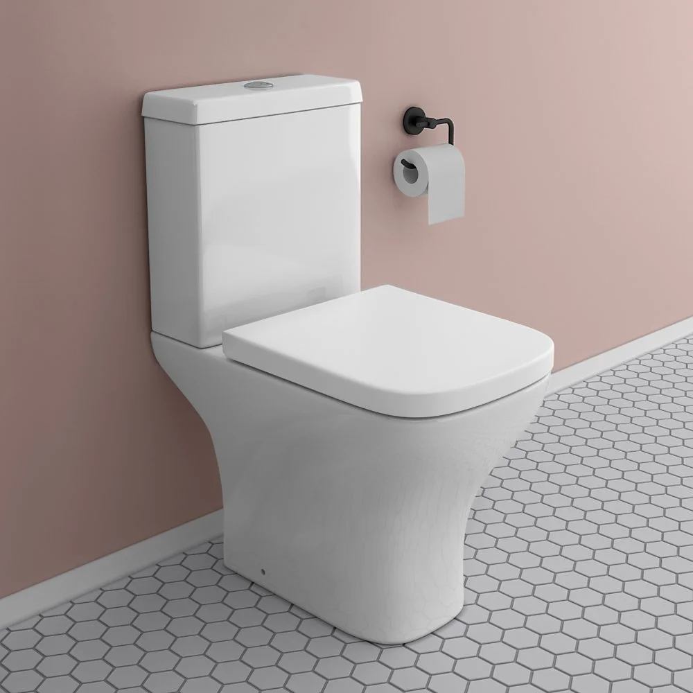 EcoDelux Venice Water Saving Close Coupled Toilet + Soft Close Seat 4 EcoDelux Venice Water Saving Close Coupled Toilet + Soft Close Seat - Image 2