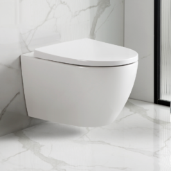 EcoDelux Gloss White WhirlFlush Wall Hung Pan & Soft Close Seat 9 EcoDelux Gloss White WhirlFlush Wall Hung Pan & Soft Close Seat -Victorian Plumbing Shop edxgw59 l