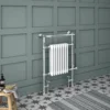 Chatsworth Savoy Traditional Towel Rail (with Valves And Summer Electric Heating Kit) -Victorian Plumbing Shop erd01 pk d6