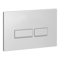 Arezzo Toilet Cistern Frame With Chrome Dual Flush Plate For Wall Hung Pans - Square Buttons -Victorian Plumbing Shop evo702 fp d2a