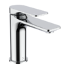 Crosswater Fuse Mono Basin Mixer With Clicker Waste - Chrome -Victorian Plumbing Shop fs110dnc