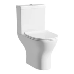 Orion Round Compact Close Coupled Toilet With Luxury Slim Soft Close Seat -Victorian Plumbing Shop gsrcc01 d1