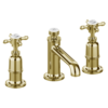 Burlington Guild 3TH Deck Mounted Basin Tap - Gold 2 Burlington Guild 3TH Deck Mounted Basin Tap - Gold -Victorian Plumbing Shop gu135dng 1