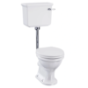 Burlington Guild Low Level Toilet - Chrome -Victorian Plumbing Shop gu6118cw
