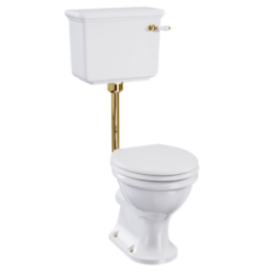 Burlington Guild Low Level Toilet - Gold
