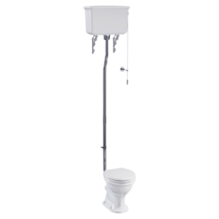 Burlington Guild High Level Toilet - Chrome 9 Burlington Guild High Level Toilet - Chrome -Victorian Plumbing Shop gu7002cw chrome 1