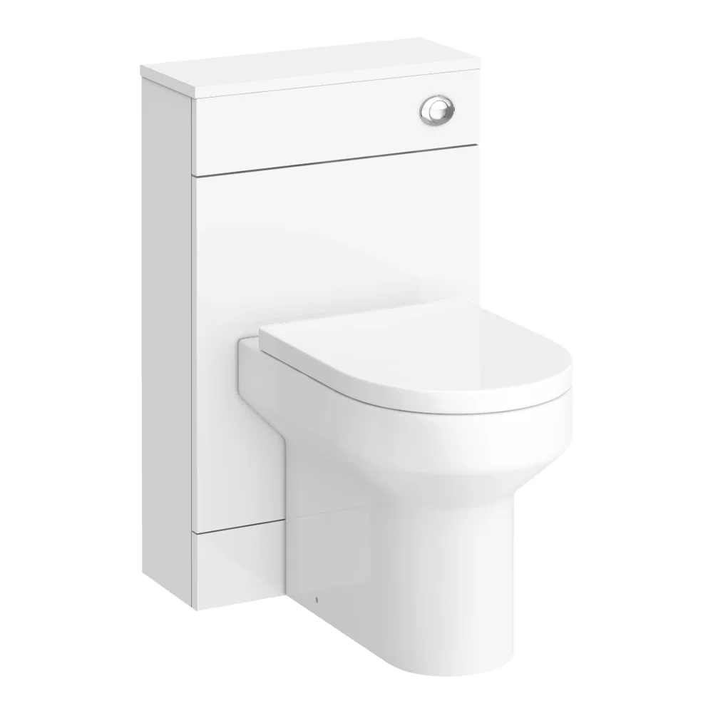 Premier® Harmony Gloss White BTW WC Unit With Cistern + Soft Close Seat W500 X D200mm 6 Premier® Harmony Gloss White BTW WC Unit With Cistern + Soft Close Seat W500 X D200mm - Image 4