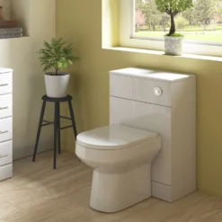Premier® Harmony Gloss White BTW WC Unit With Cistern + Soft Close Seat W500 X D200mm 13 Premier® Harmony Gloss White BTW WC Unit With Cistern + Soft Close Seat W500 X D200mm -Victorian Plumbing Shop harbtwsc nd2