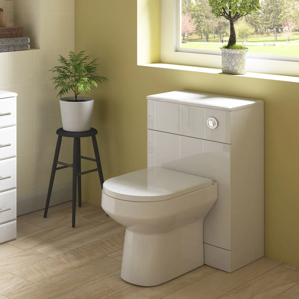 Premier® Harmony Gloss White BTW WC Unit With Cistern + Soft Close Seat W500 X D200mm 8 Premier® Harmony Gloss White BTW WC Unit With Cistern + Soft Close Seat W500 X D200mm - Image 6