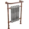 Helmsley Traditional Copper 960 X 675mm Heated Towel Radiator