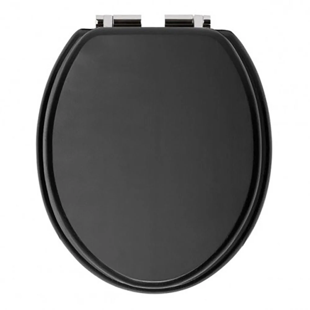 Heritage Soft Close Toilet Seat With Chrome Hinges