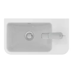 Ideal Standard I.Life S Rimless Toilet + 450mm Wall Hung Basin With Bottle Trap