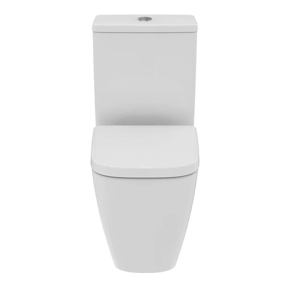 Ideal Standard I.Life S Rimless Toilet + 450mm Wall Hung Basin With Bottle Trap 9 Ideal Standard I.Life S Rimless Toilet + 450mm Wall Hung Basin With Bottle Trap - Image 7