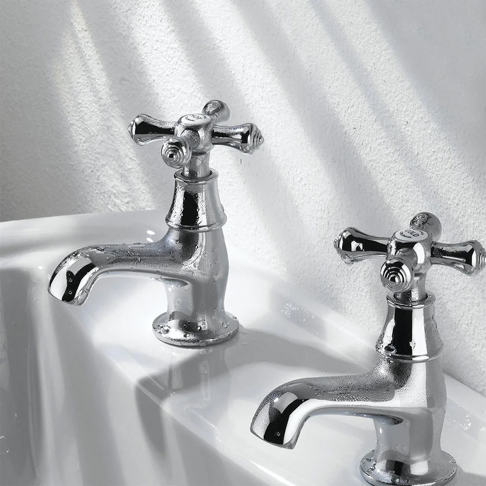 Bristan - Colonial Basin Taps - Chrome Plated 4 Bristan - Colonial Basin Taps - Chrome Plated - Image 2