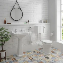 Premier® Carlton Low Level Traditional Toilet - Excludes Seat 13 Premier® Carlton Low Level Traditional Toilet - Excludes Seat -Victorian Plumbing Shop lltcwc d2
