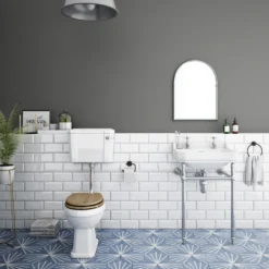 Premier® Carlton Low Level Traditional Toilet - Excludes Seat 10 Premier® Carlton Low Level Traditional Toilet - Excludes Seat -Victorian Plumbing Shop lltcwc d4