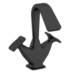 The Bath Co. Lotherton Matt Black Tall Basin Mixer Tap 12 The Bath Co. Lotherton Matt Black Tall Basin Mixer Tap -Victorian Plumbing Shop loth002bk