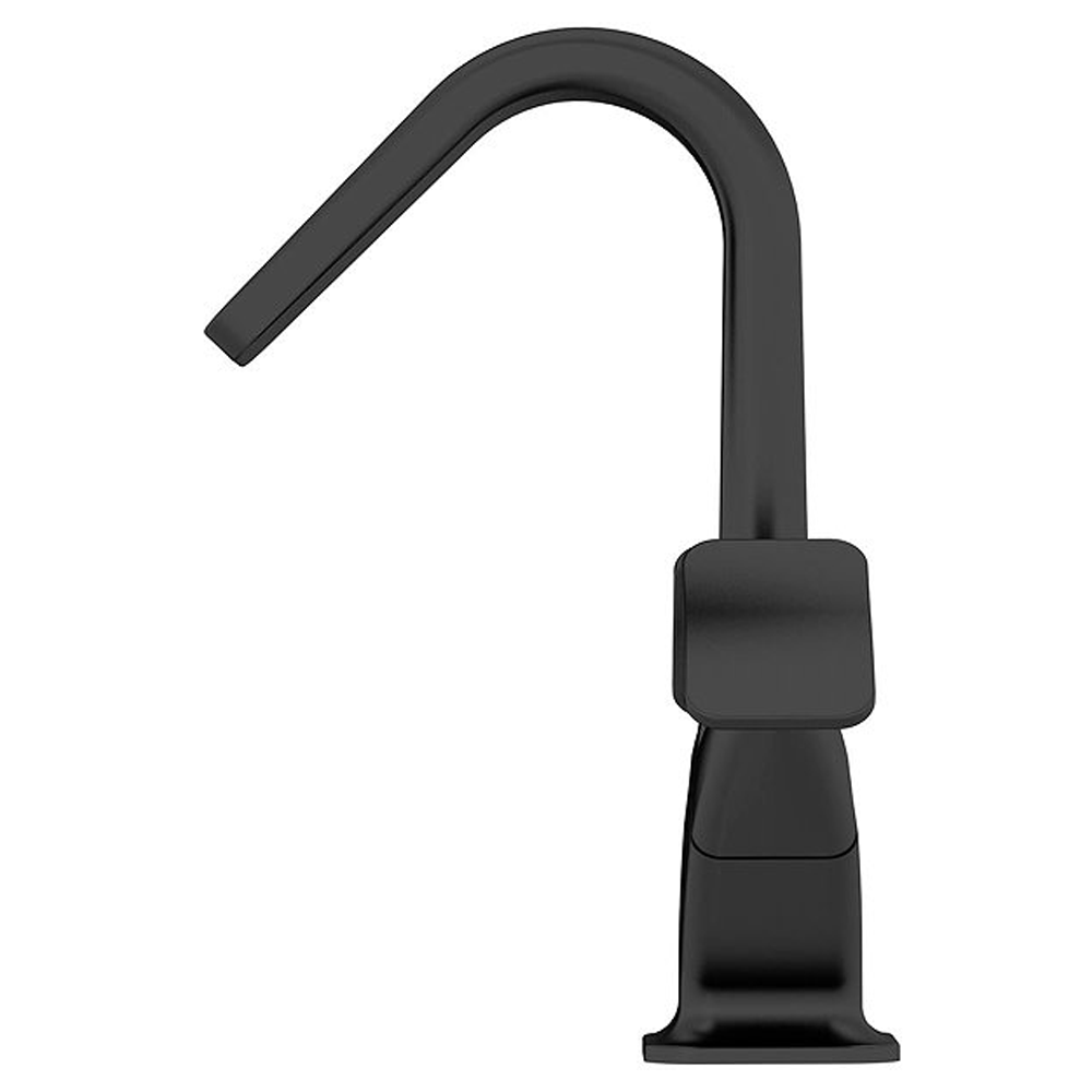 The Bath Co. Lotherton Matt Black Tall Basin Mixer Tap 4 The Bath Co. Lotherton Matt Black Tall Basin Mixer Tap - Image 2