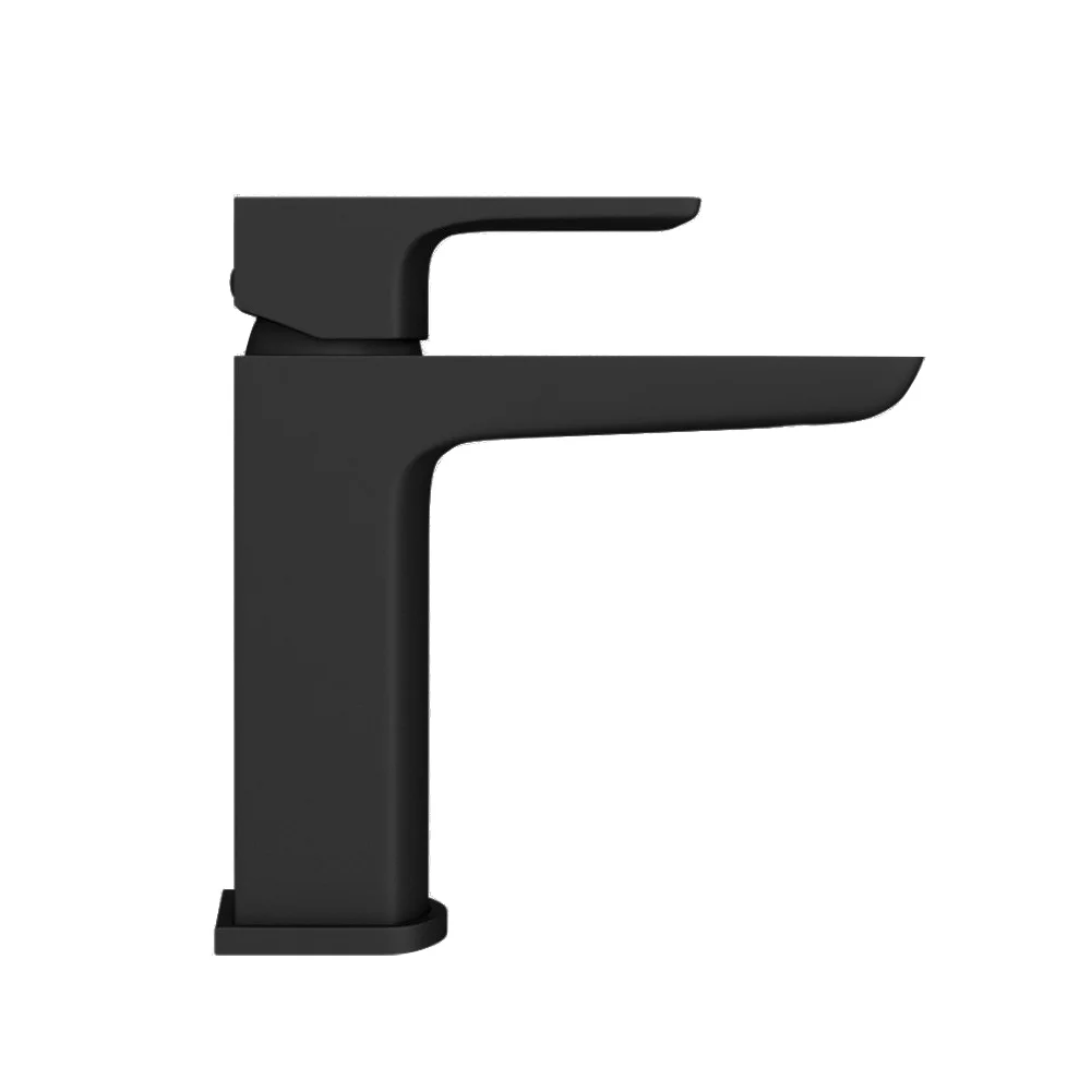 Mileto Modern Matt Black Basin Tap 4 Mileto Modern Matt Black Basin Tap - Image 2