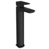 Mileto Matt Black High Rise Mono Basin Mixer Tap -Victorian Plumbing Shop m08blk l3