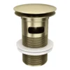 Arezzo Brushed Brass Slotted Click Clack Basin Waste -Victorian Plumbing Shop mbw01bb l2