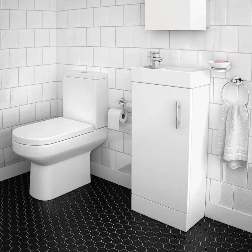 Milan Minimalist Floor Standing Cloakroom Suite 5 Milan Minimalist Floor Standing Cloakroom Suite - Image 3