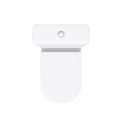 Metro Rimless Close Coupled Modern Toilet + Soft Close Seat -Victorian Plumbing Shop metcc d5