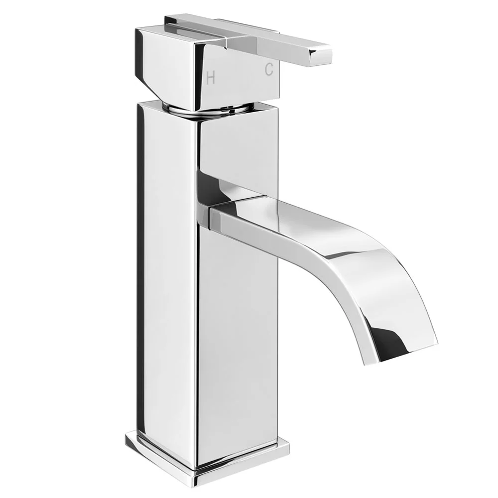 Milan Modern Mono Basin Mixer Tap - Chrome 6 Milan Modern Mono Basin Mixer Tap - Chrome - Image 4